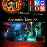 Blues Boyler Rocks The Arlington in Maynooth $10 Cover 9 to 1 Saturday May 23 Original Blues and your favorites from Stevie Ray Vaughan Colin James Jeff Healy Joe Bonamassa Government Mule and Many More For booking information contact Rick Boyle at 613-332-9193 or bluesboyler@hotmail.com