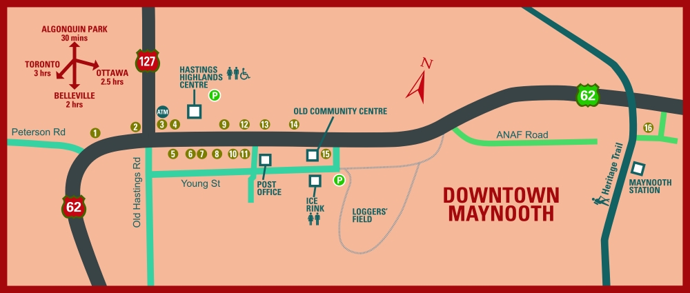 Downtown Maynooth Map