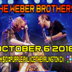 The Weber Brothers October 6 2018 9pm $10 #PurplePalace TheArlington.ca