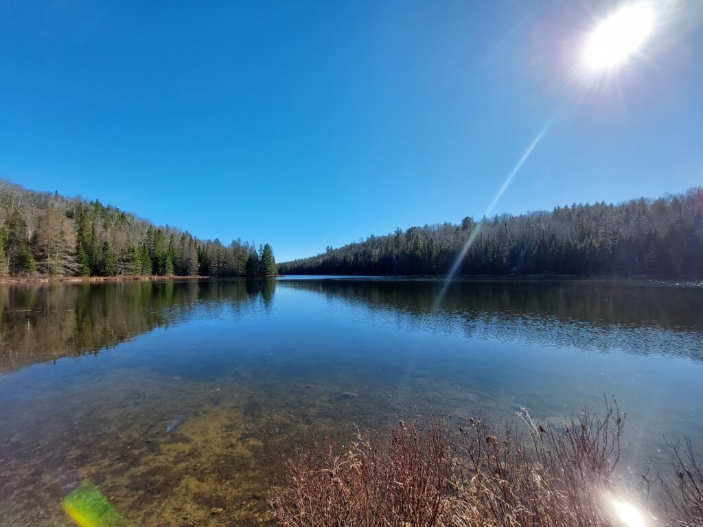 Mink Lake in early spring