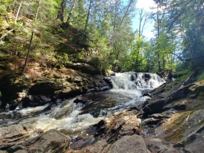 waterfalls in forest